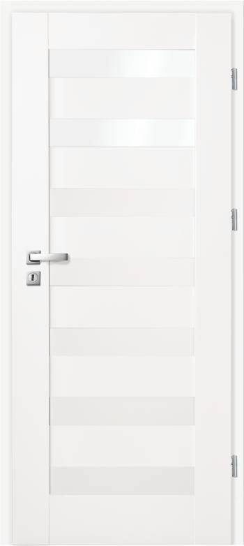 Drzwi ramowe białe Elba 1