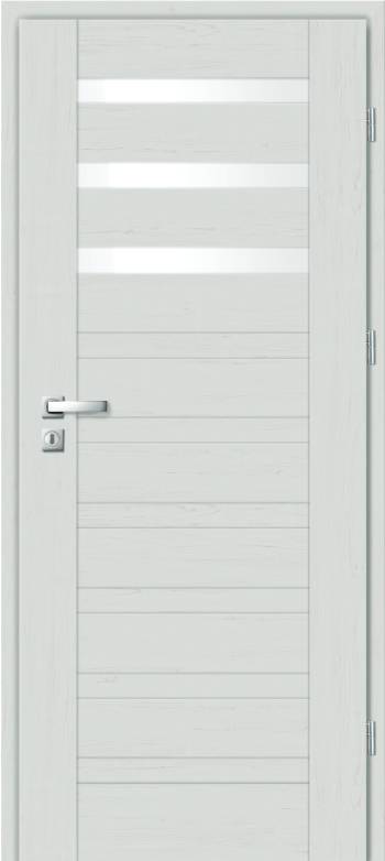 Drzwi ramowe biały styl Izyda 1